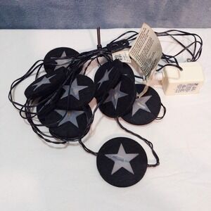 IKEA Kallt Star String Lights Black Felt Celestial Indoor Decor Works
